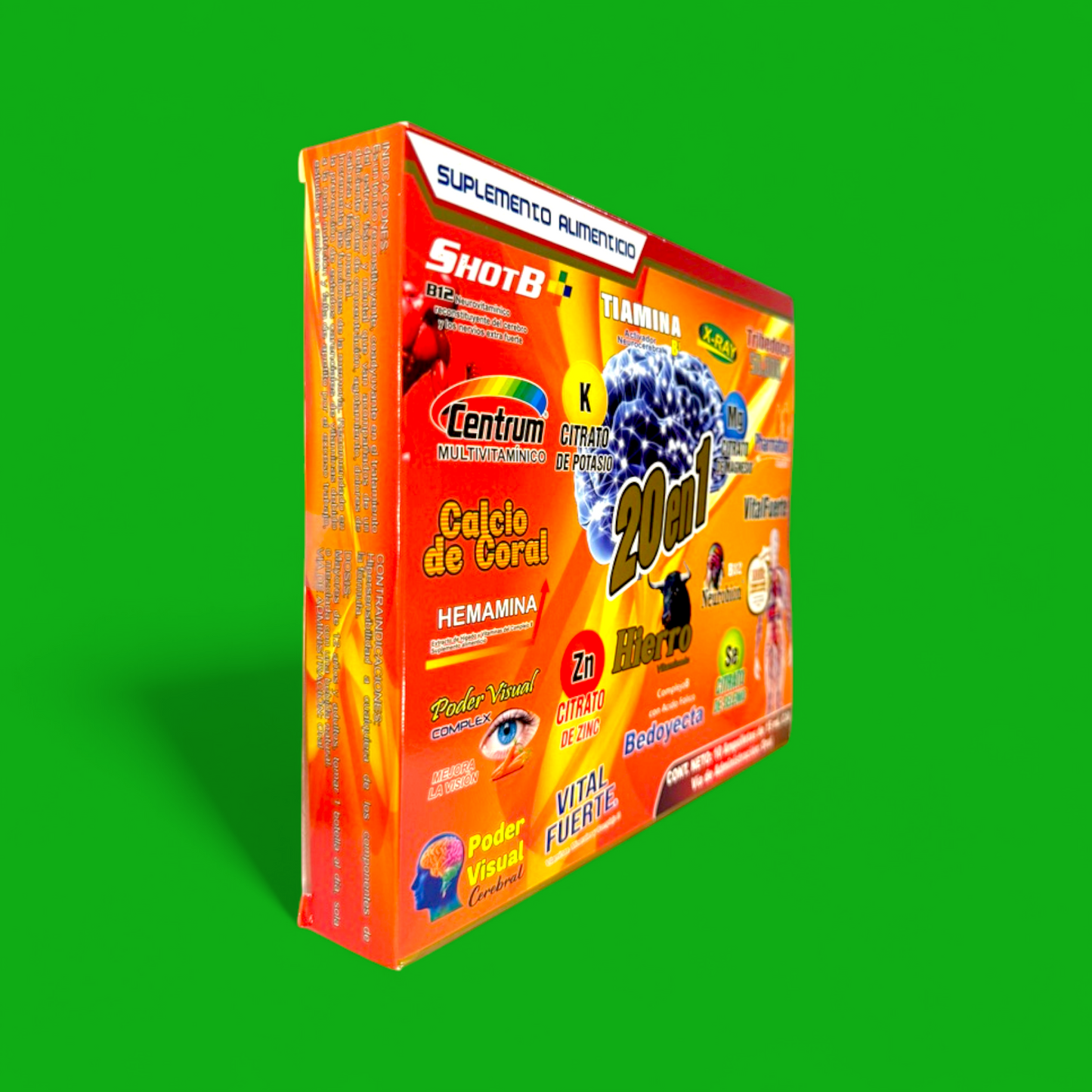 20 EN 1 10 AMPOLLETAS DE 15 ML