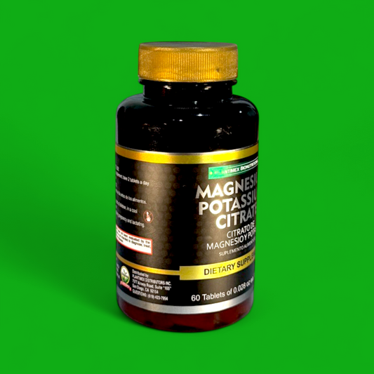 Magnesio y Potasio Citrato 800 mg 60 Tabletas