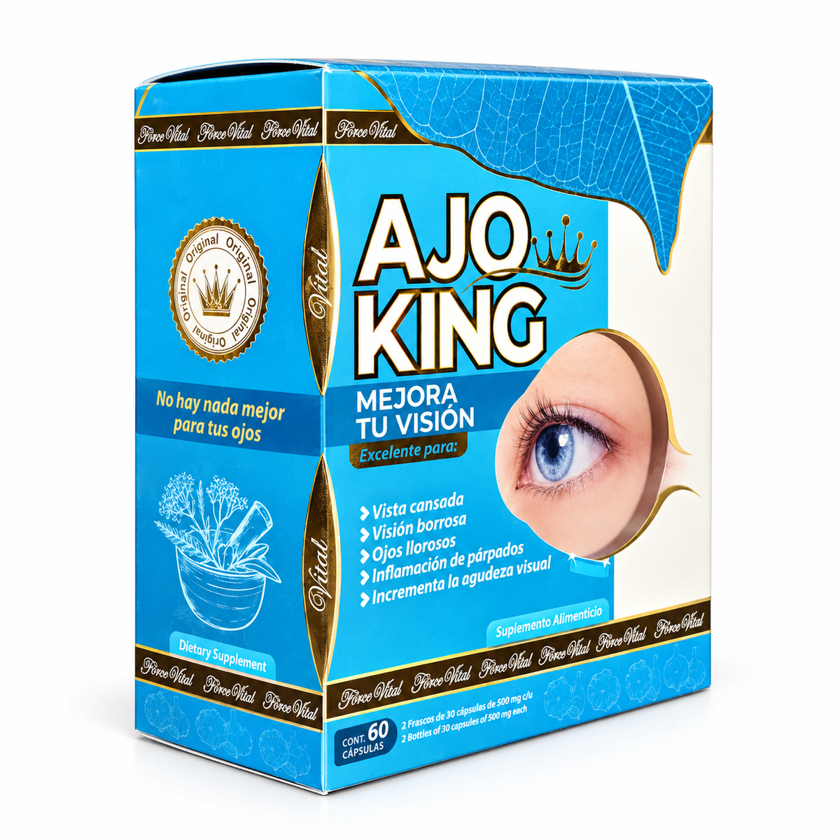 Ajo King Fórmula Natural 2 Frascos