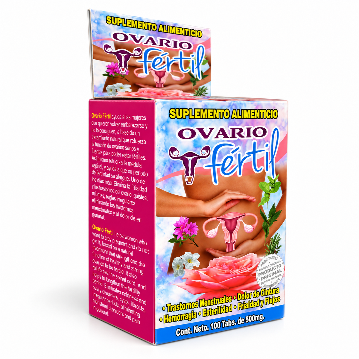 Bienestar Femenino – Fórmula Natural 100 Tabletas