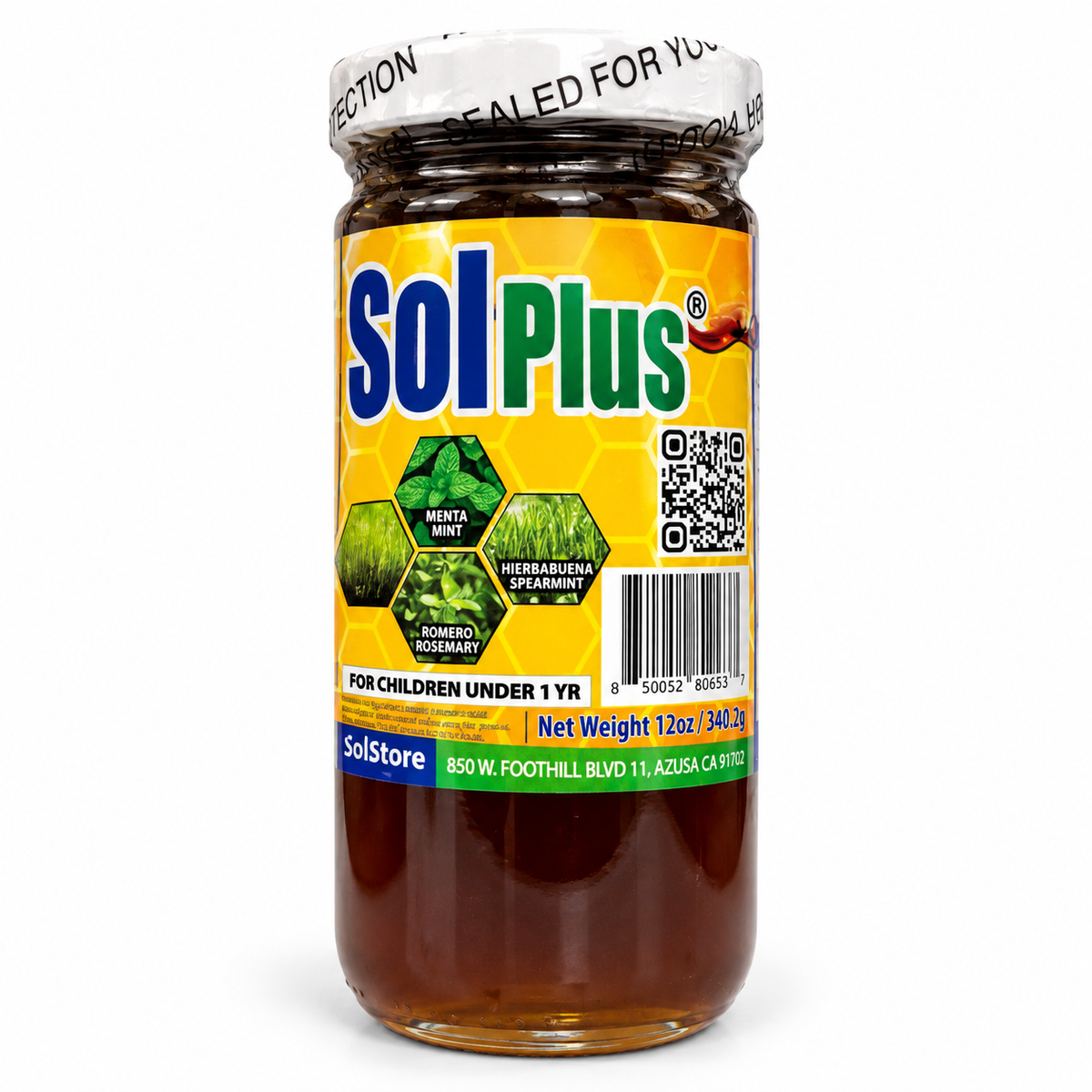 Broncosol Plus Miel Jarabe 12 oz