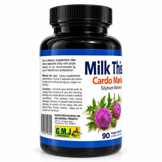 Cardo Mariano – Extracto Herbal 90 Cápsulas