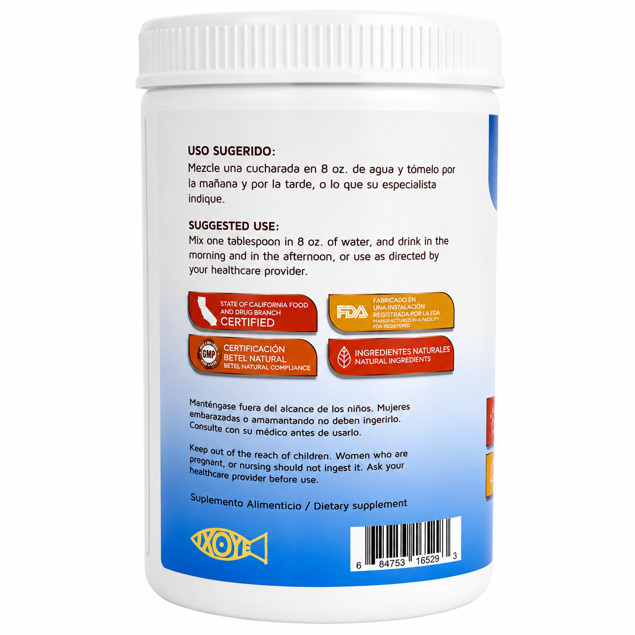 Hydrolyzed Collagen Cucumber Lemon (Pepino-Limon) Flavor 14 oz – Collagen Supplement