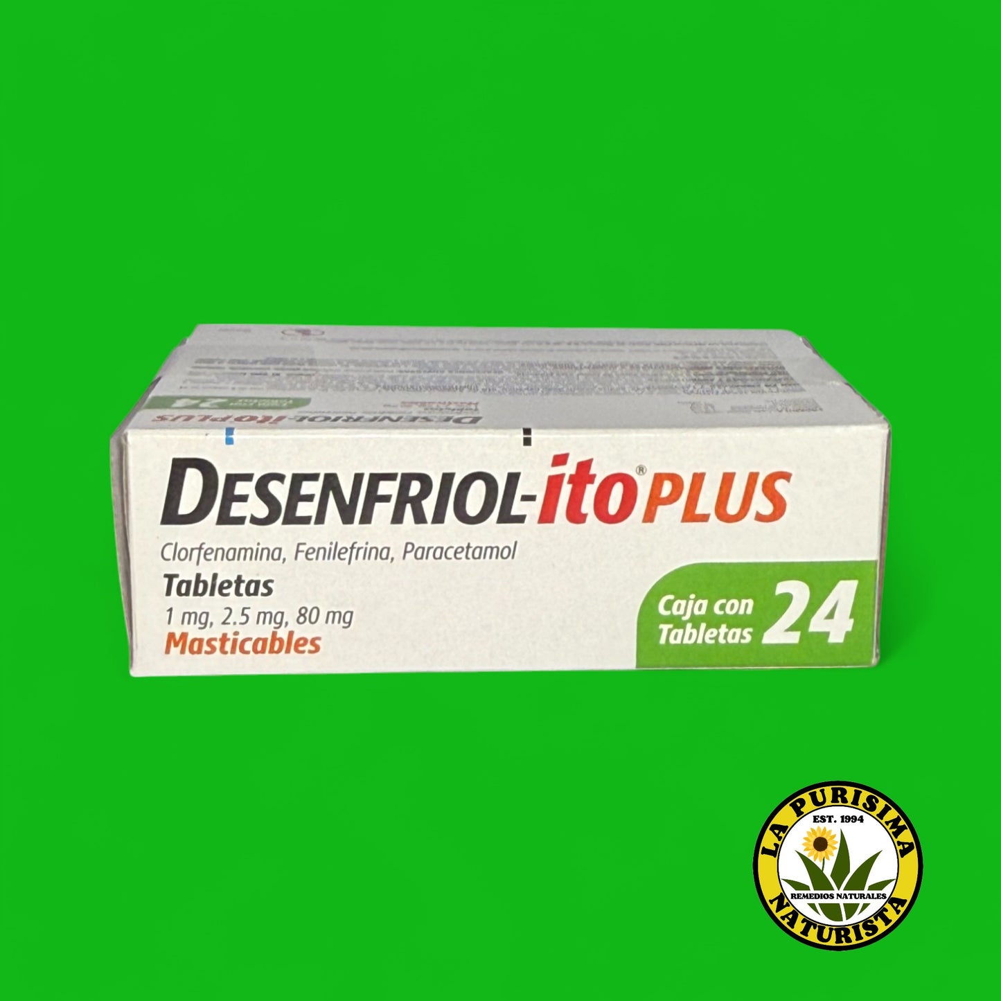 DESENFRIOLITO PLUS ANTIGRIPAL PARA NIÑOS CON 24 TABLETAS