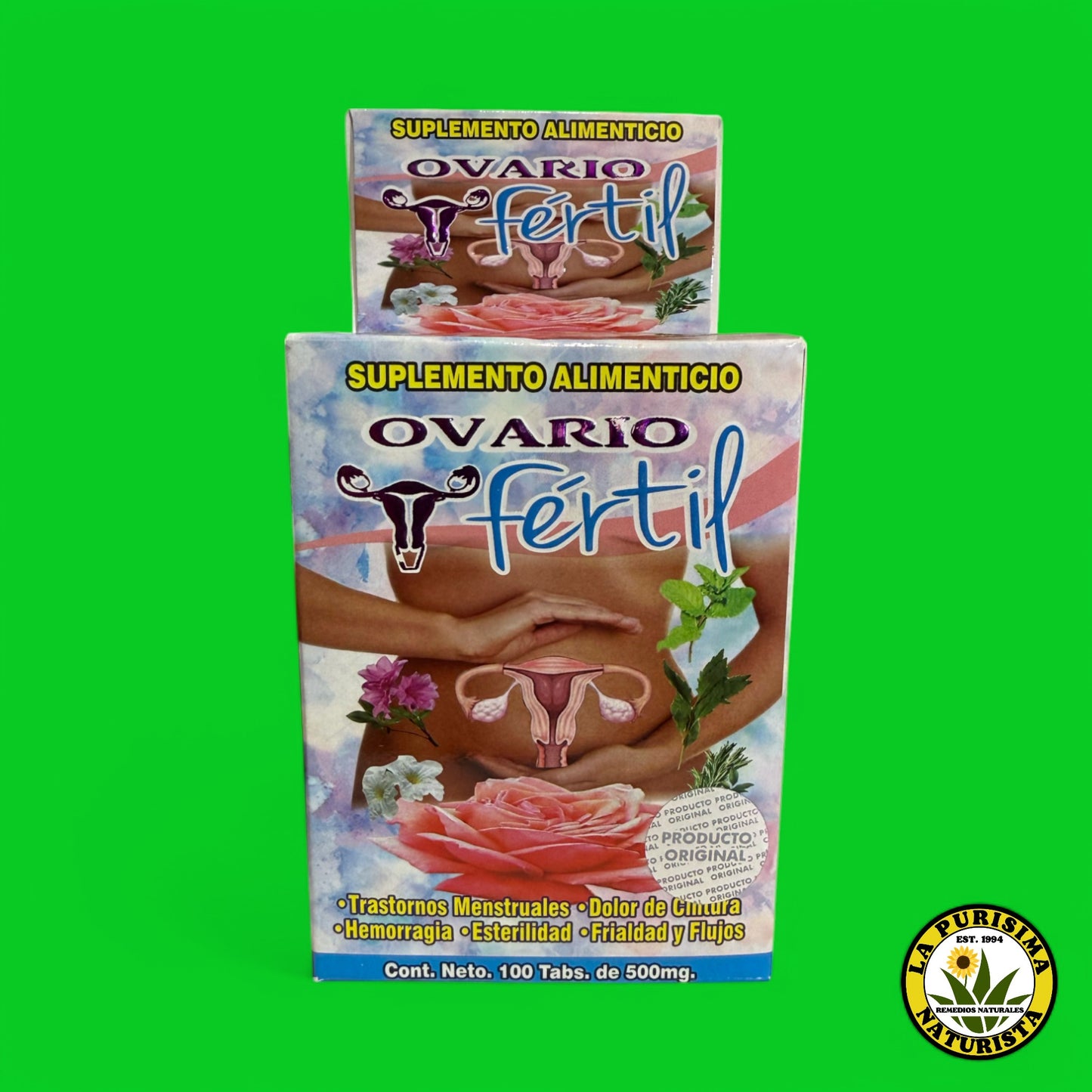 OVARIO FERTIL 100 TABLETAS