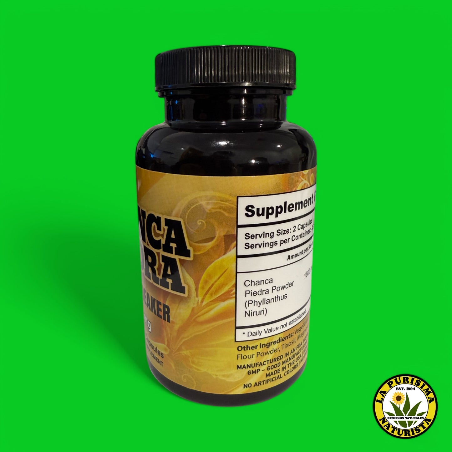 CHANCA PIEDRA 90 CAPSULES (Piedras en los riñones)