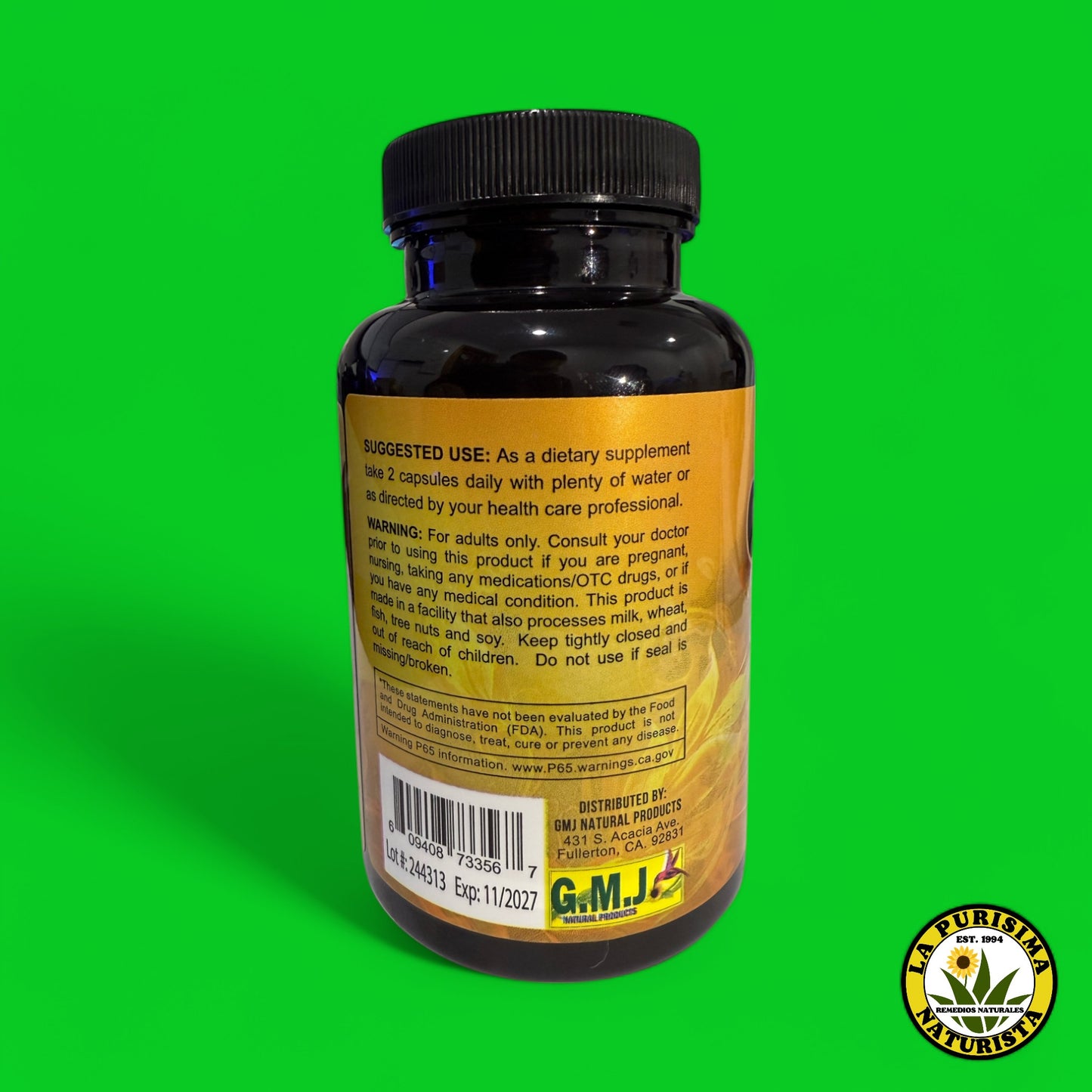 CHANCA PIEDRA 90 CAPSULES (Piedras en los riñones)