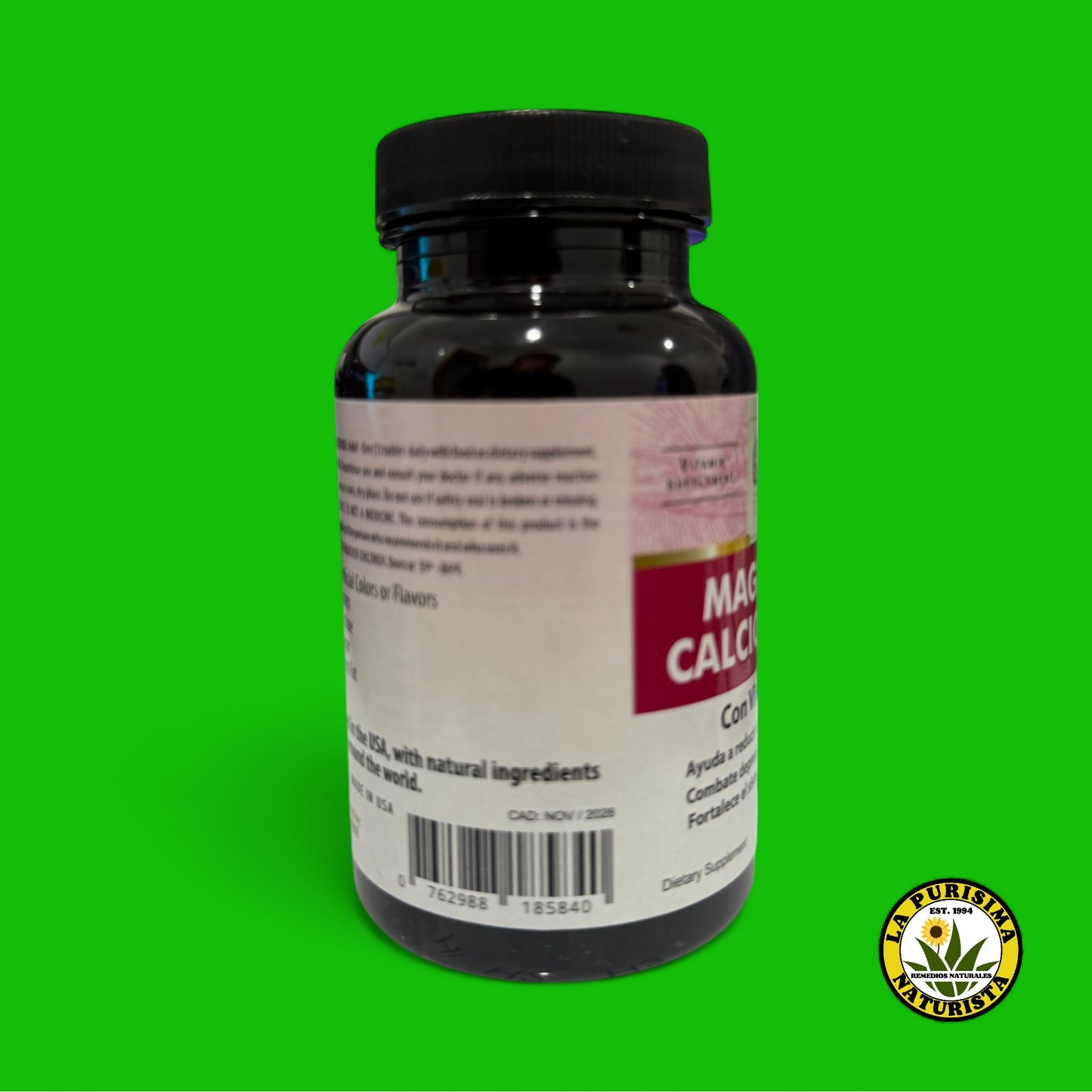 MAGNESIO CALCIO Y ZINC (MULTIBENEFICIOS) 100 TABLETS 1000 MG PER SERVING