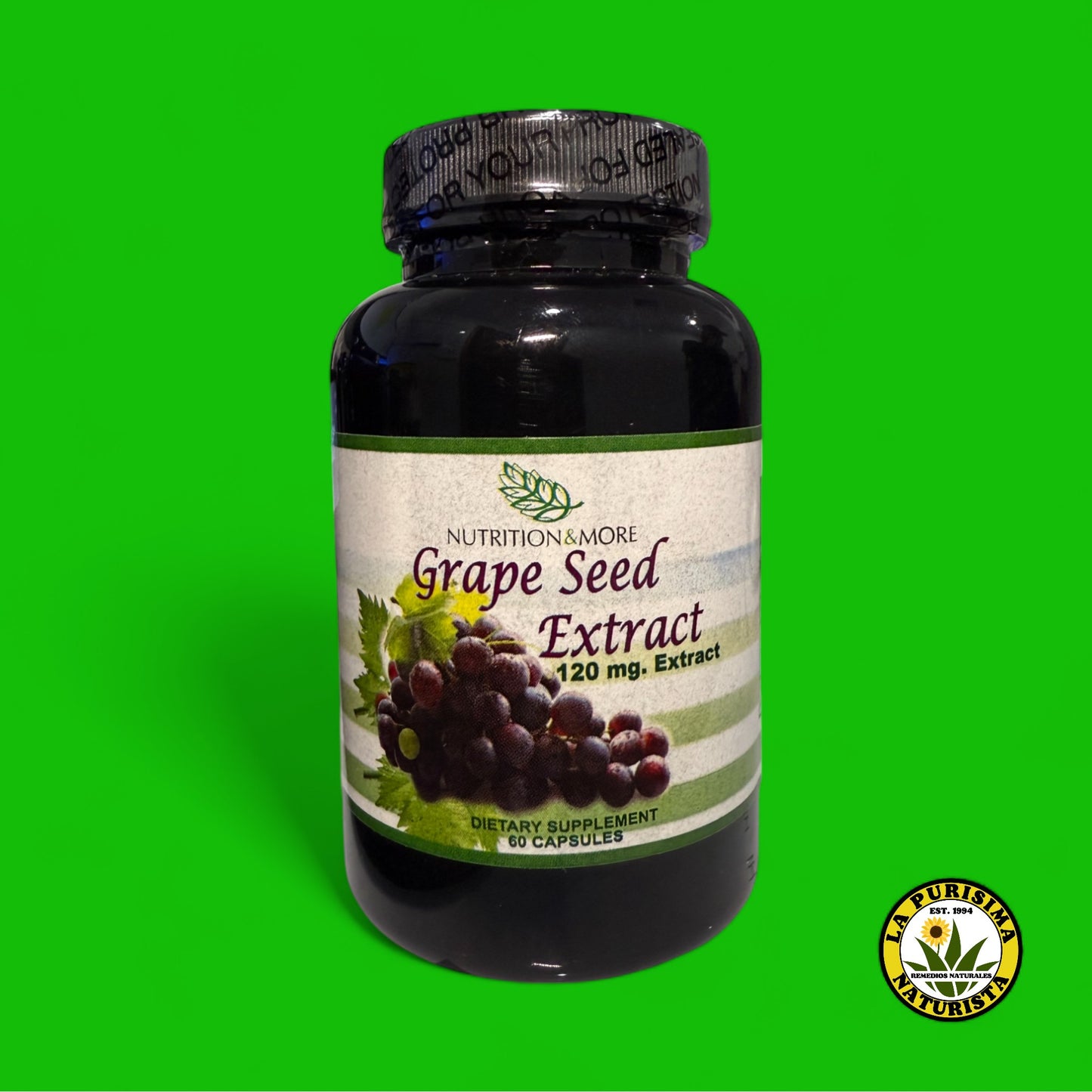 GRAPE SEED EXTRACT 120 MG EXTRACT 60 CAPSULES