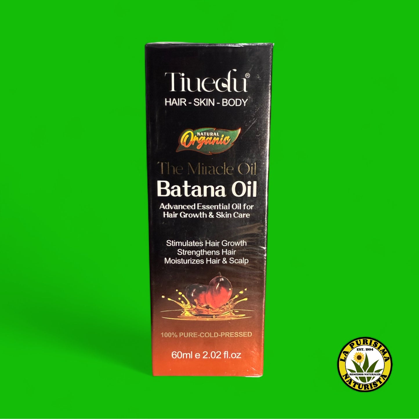 THE MIRACLE OIL BATANA OIL (NATURAL ORGANIC) 60ML 2.02 FL.OZ