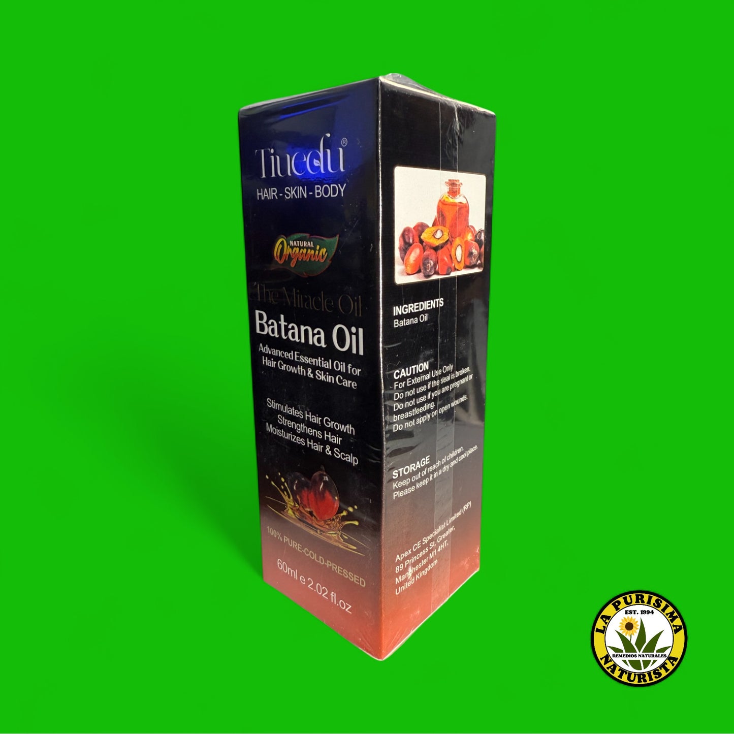 THE MIRACLE OIL BATANA OIL (NATURAL ORGANIC) 60ML 2.02 FL.OZ