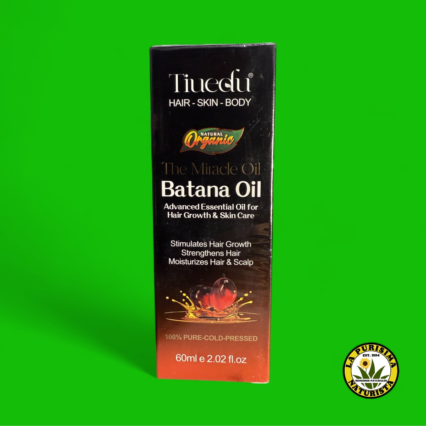 THE MIRACLE OIL BATANA OIL (NATURAL ORGANIC) 60ML 2.02 FL.OZ