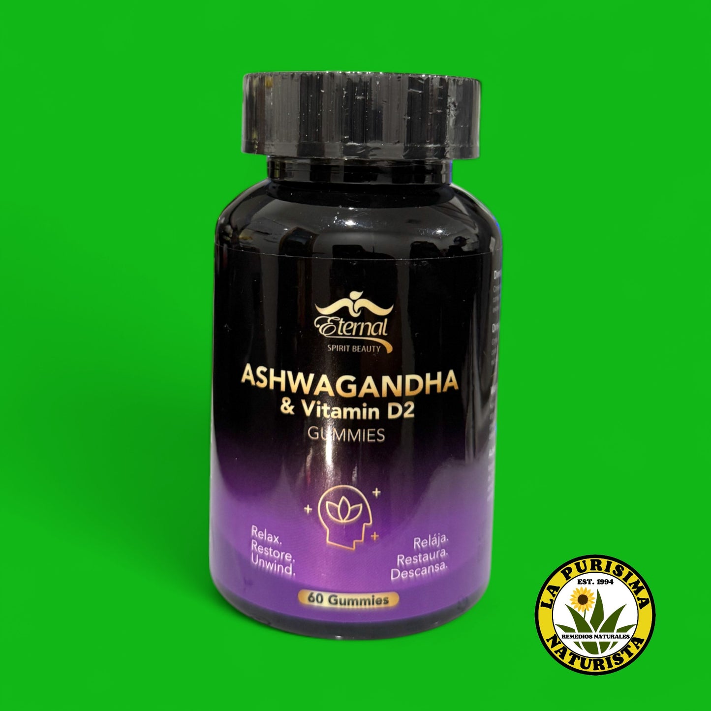ASHWAGANDHA & VITMIN D2 60 GUMMIES