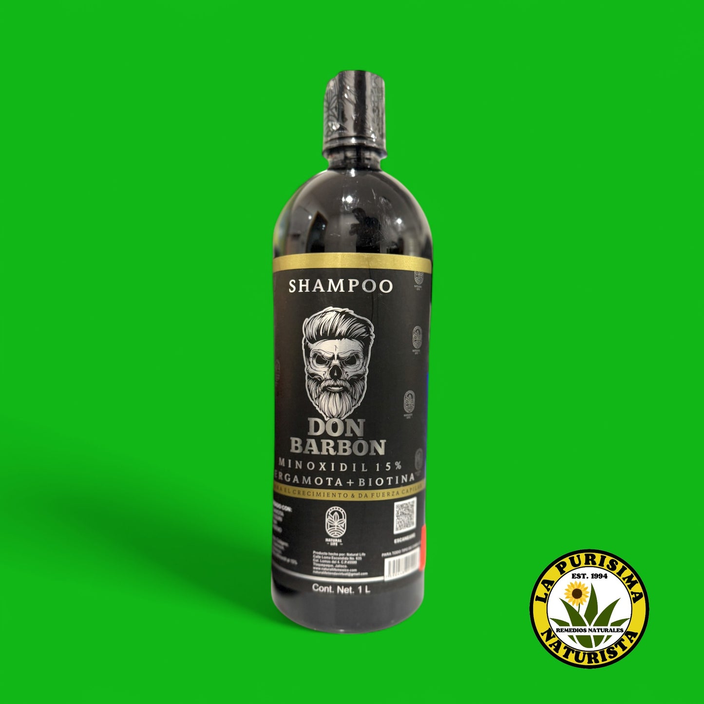SHAMPOO DON BARBON BERGAMOTA + BIOTINA 1 L