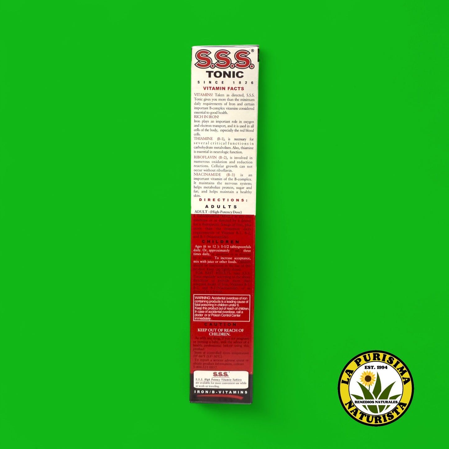 S.S.S. TONICO MULTIVITAMICO 10 FL.OZ