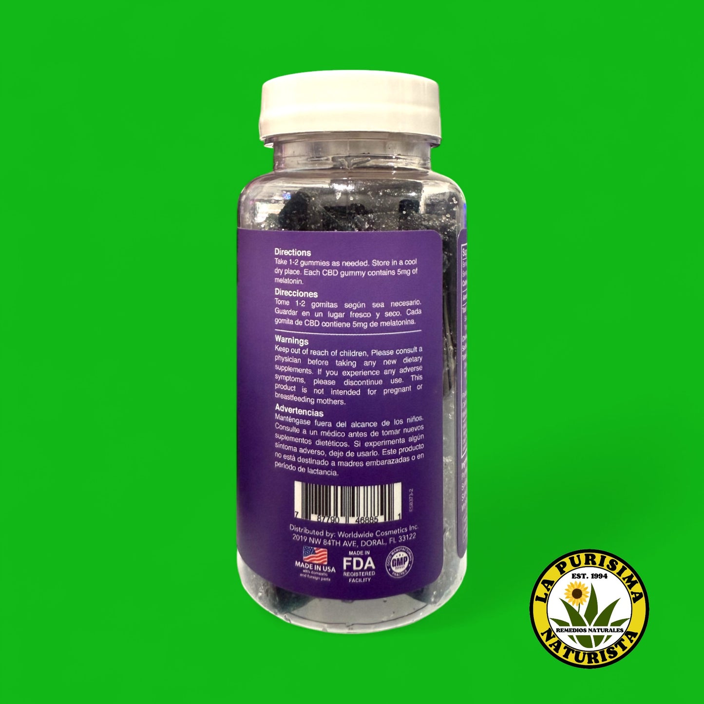 SLEEPY CBD GUMMIES + MELATONIN 30 GUMIES (ETERNAL)