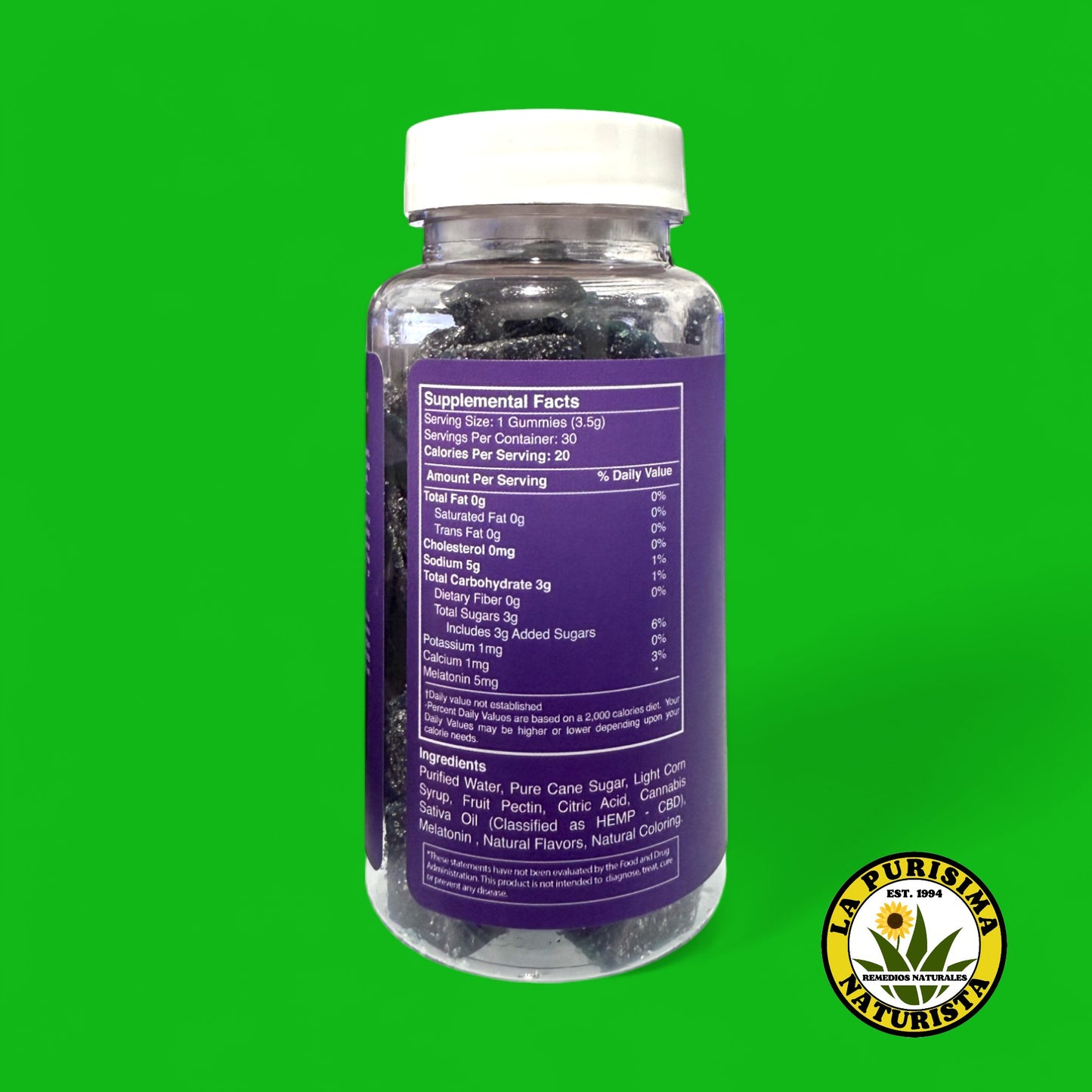 SLEEPY CBD GUMMIES + MELATONIN 30 GUMIES (ETERNAL)