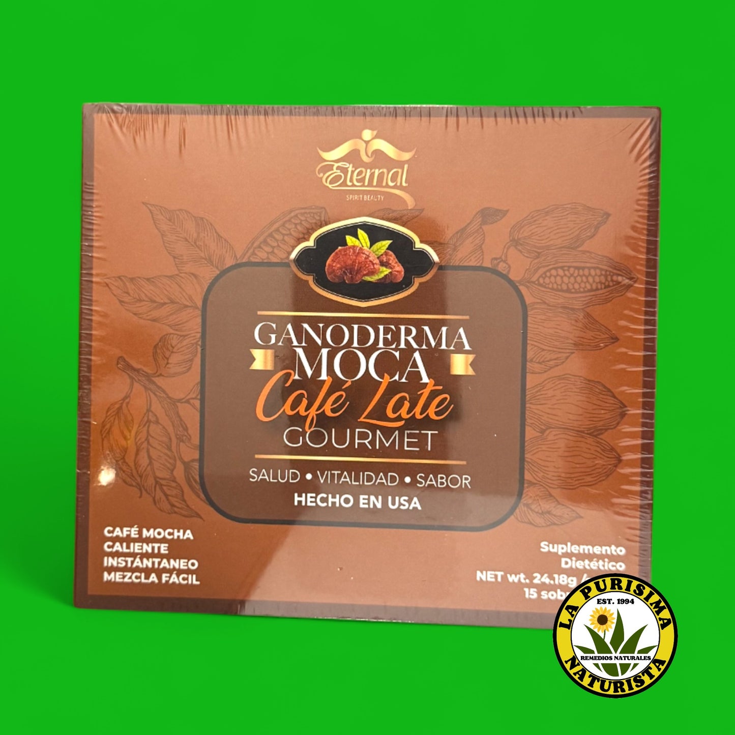 GANODERMA MOCA CAFE LATE GOURMET CAJA 15 SOBRES
