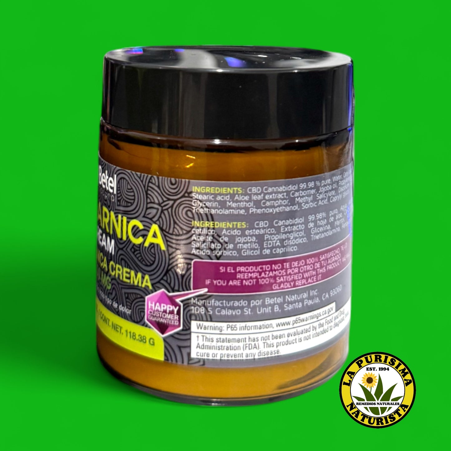 CBD + ARNICA CREMA 250 MG