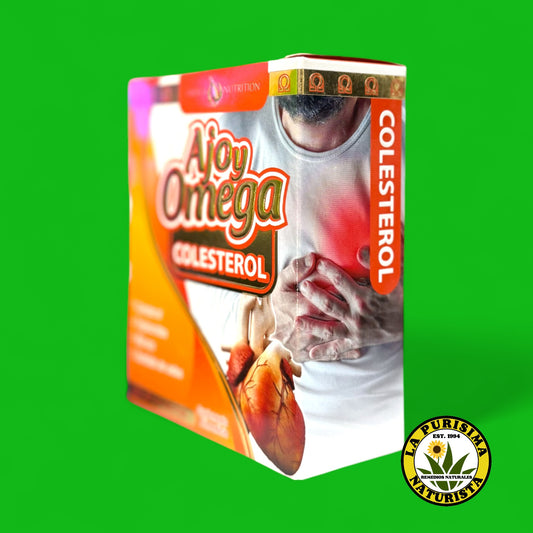 Ajo y Omega Natural – 2 Frascos (60 Cápsulas)