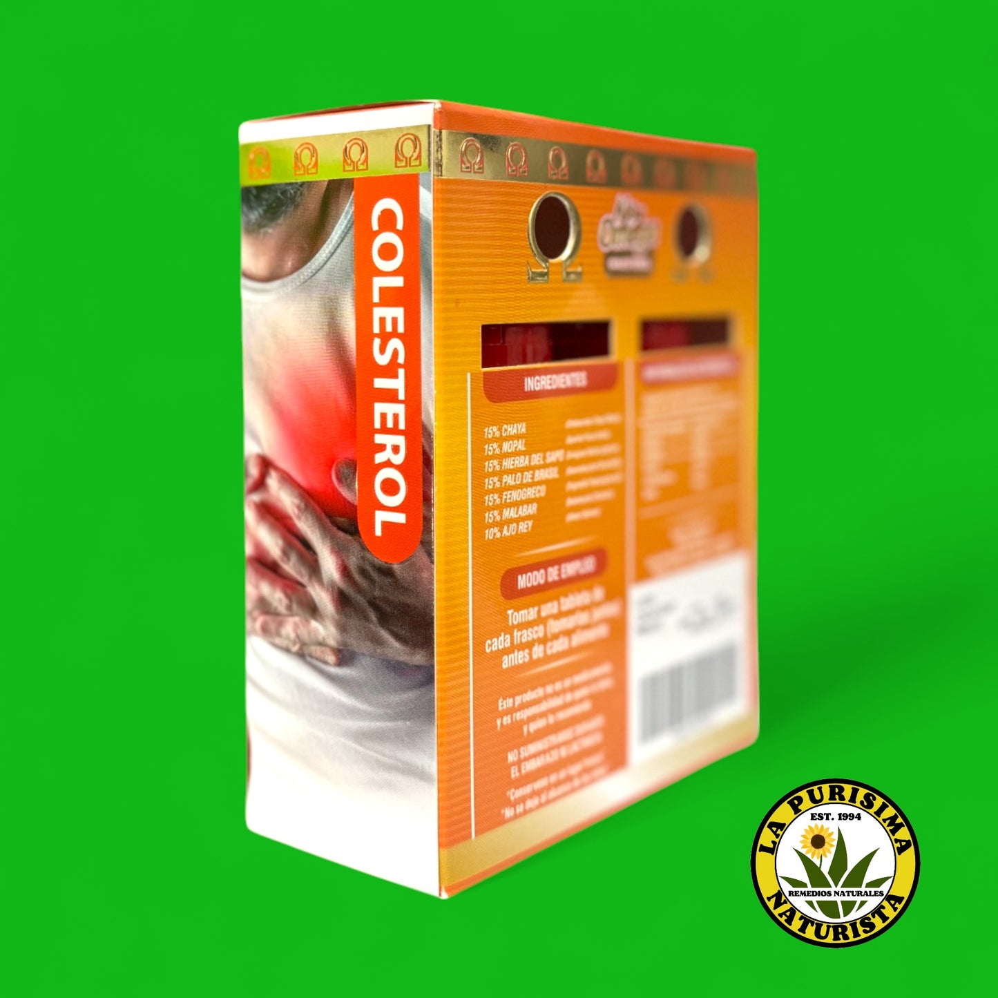 AJO Y OMEGA COLESTEROL 2 FRASCOS 60 CAPSULAS