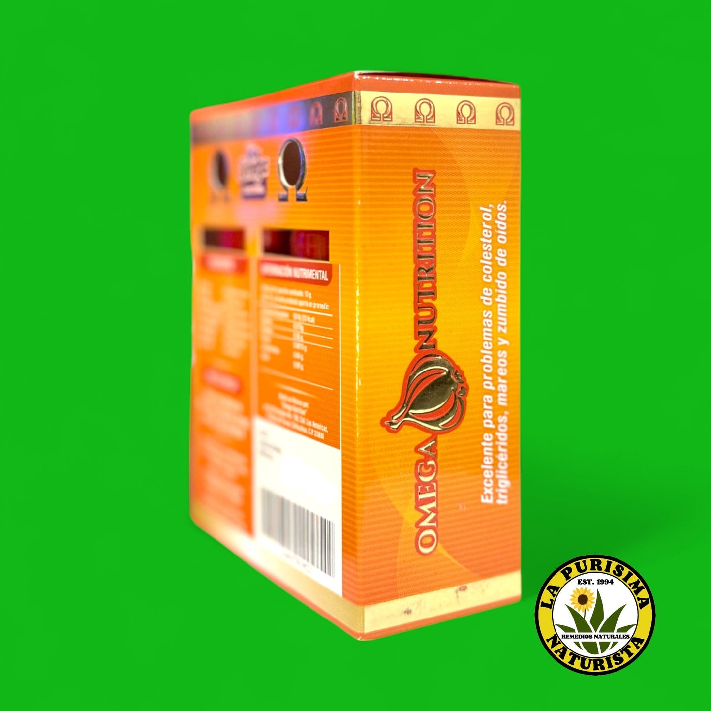 AJO Y OMEGA COLESTEROL 2 FRASCOS 60 CAPSULAS
