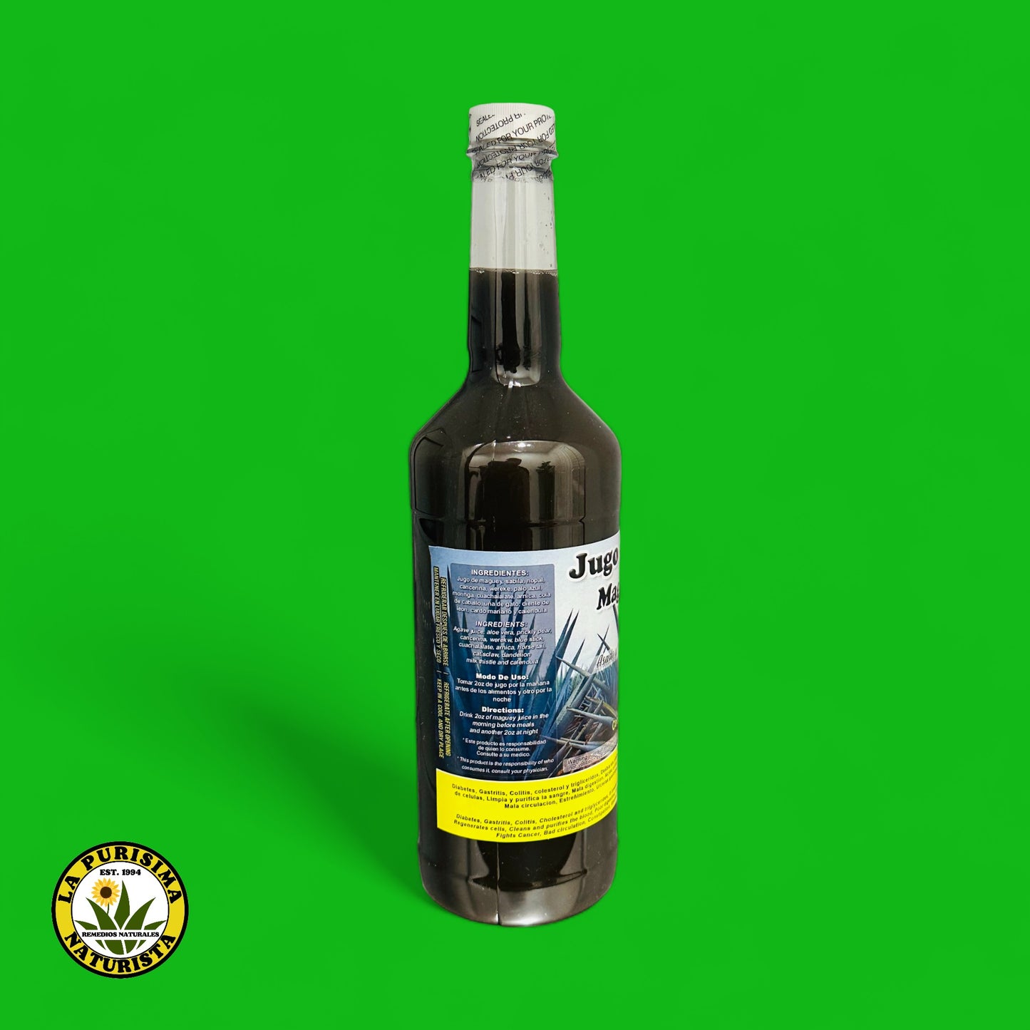 Jugo de Maguey con 15 Hierbas 1 Litro