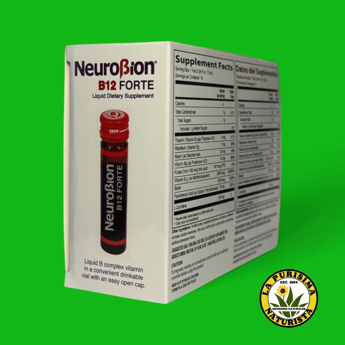 NEU - RO BION B12 FOR+TE 10 VIALES BEBIBLES