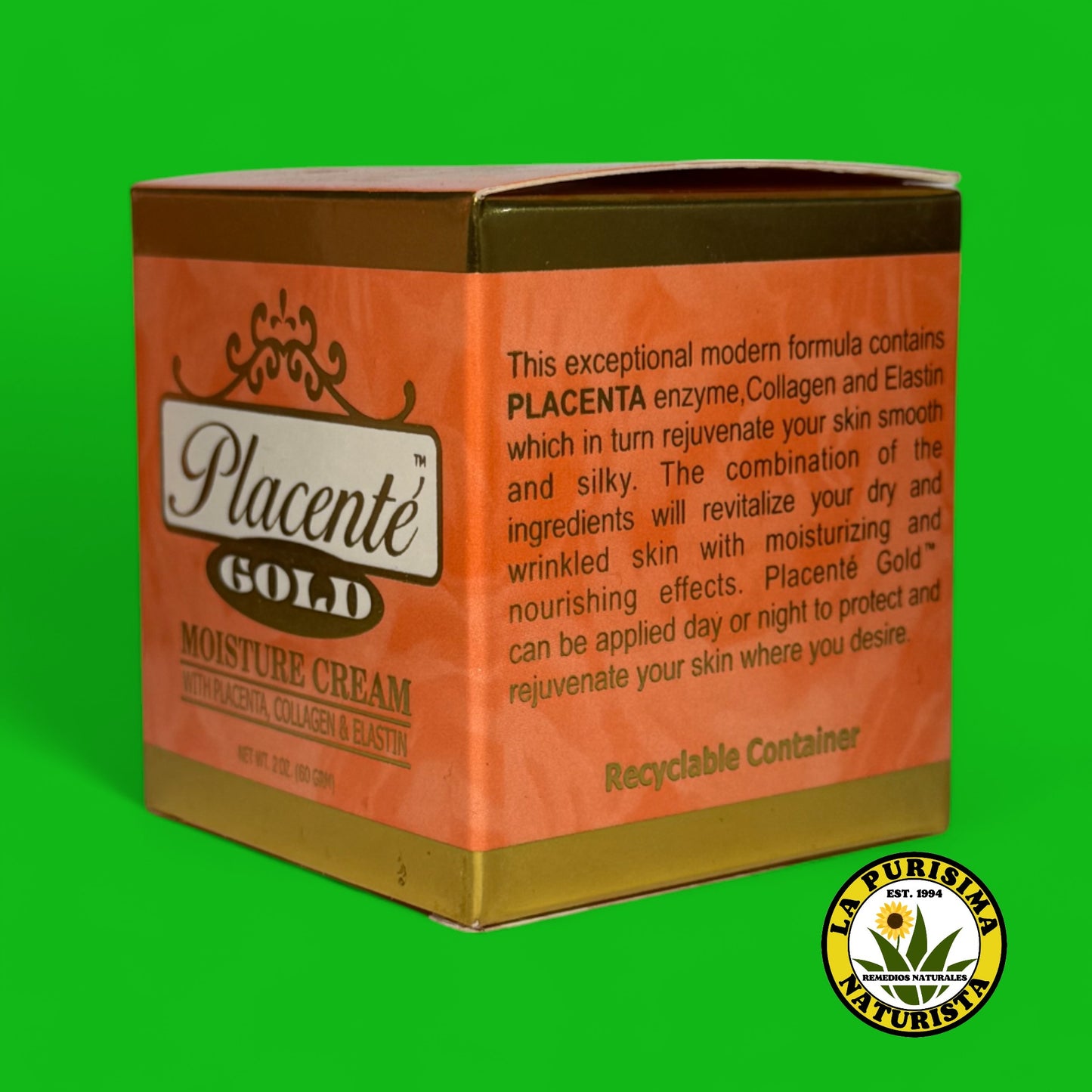 PLA-CENTE GOLD MOISTURE CREAM 2oz (60grm)