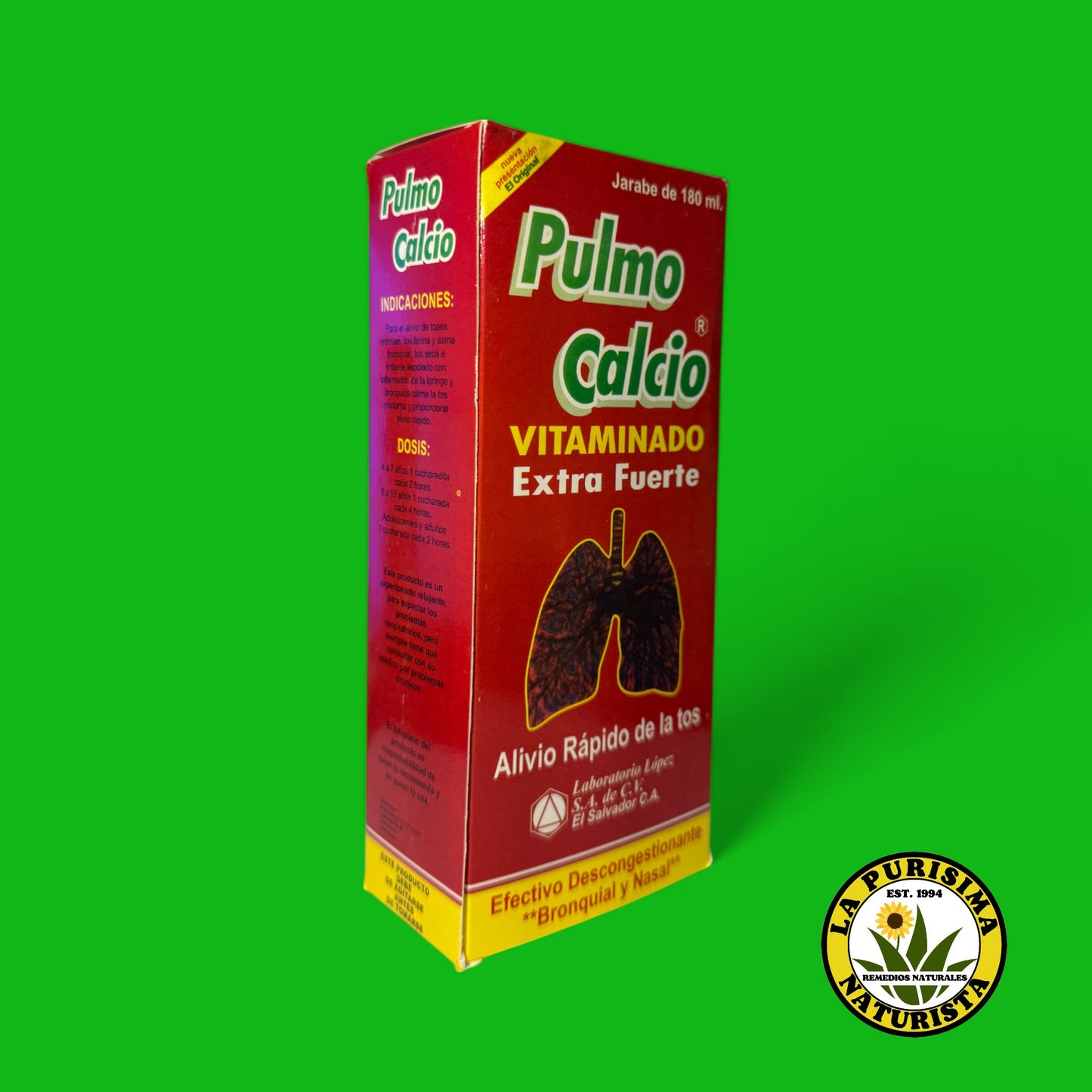 PULMO CALCIO VITAMINADO EXTRA FUER-TE 180 ML