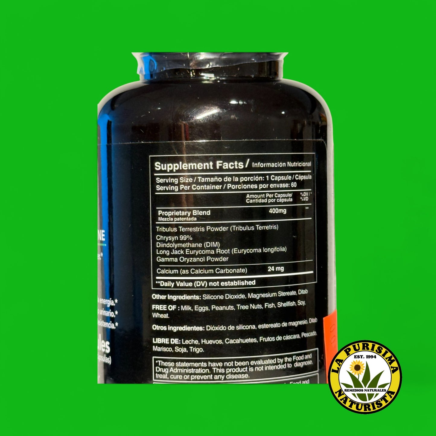WELLNESS LINE TESTOSTERONE 60 CAPSULES (ETERNAL)
