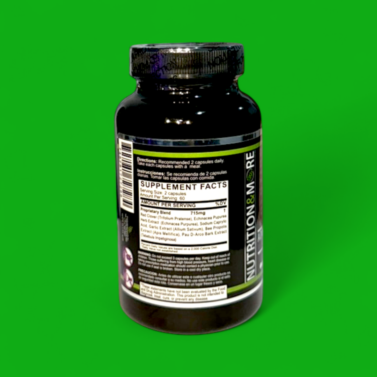 SOLUCION H ADVANCED ANTI FUNGAL CANDIDA FORMULA  60 CAPSULAS