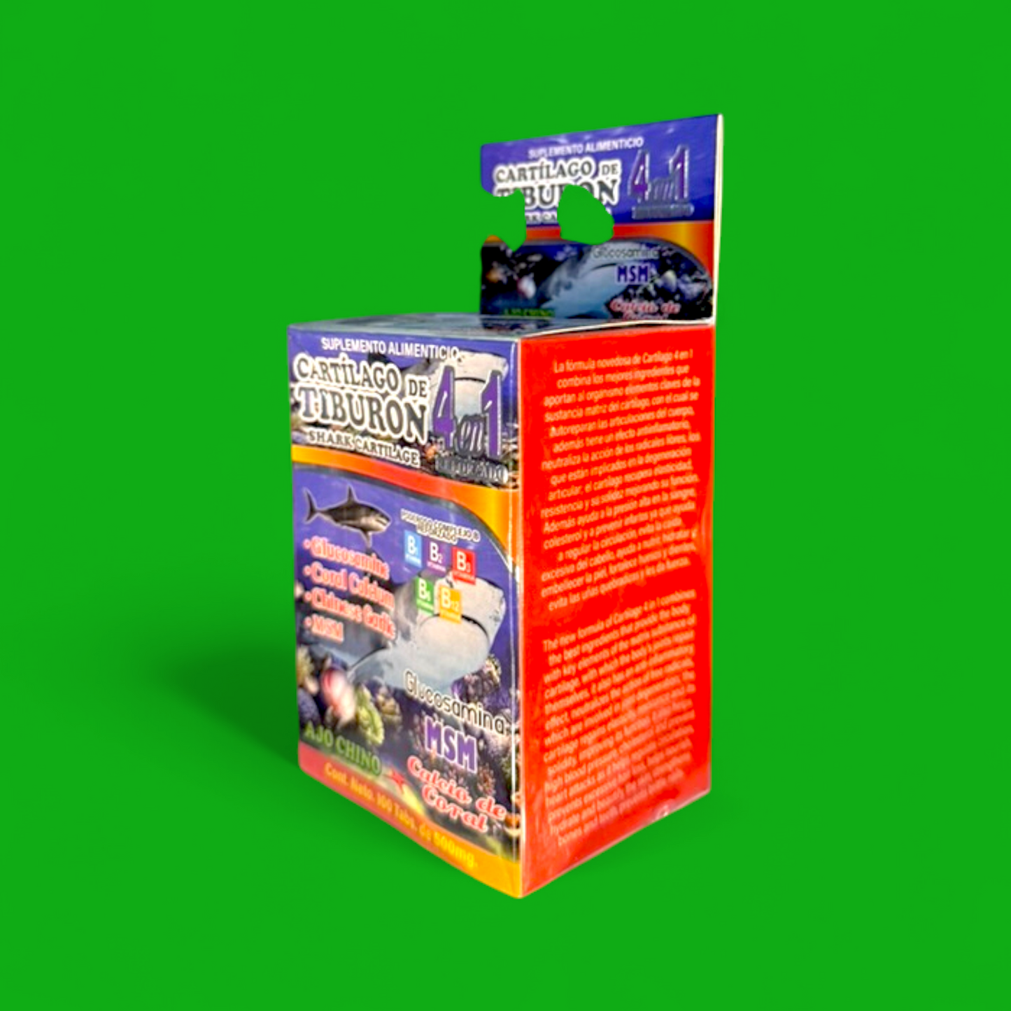 CARTILAGO DE TIBURON 4 EN 1, 100 Tabs