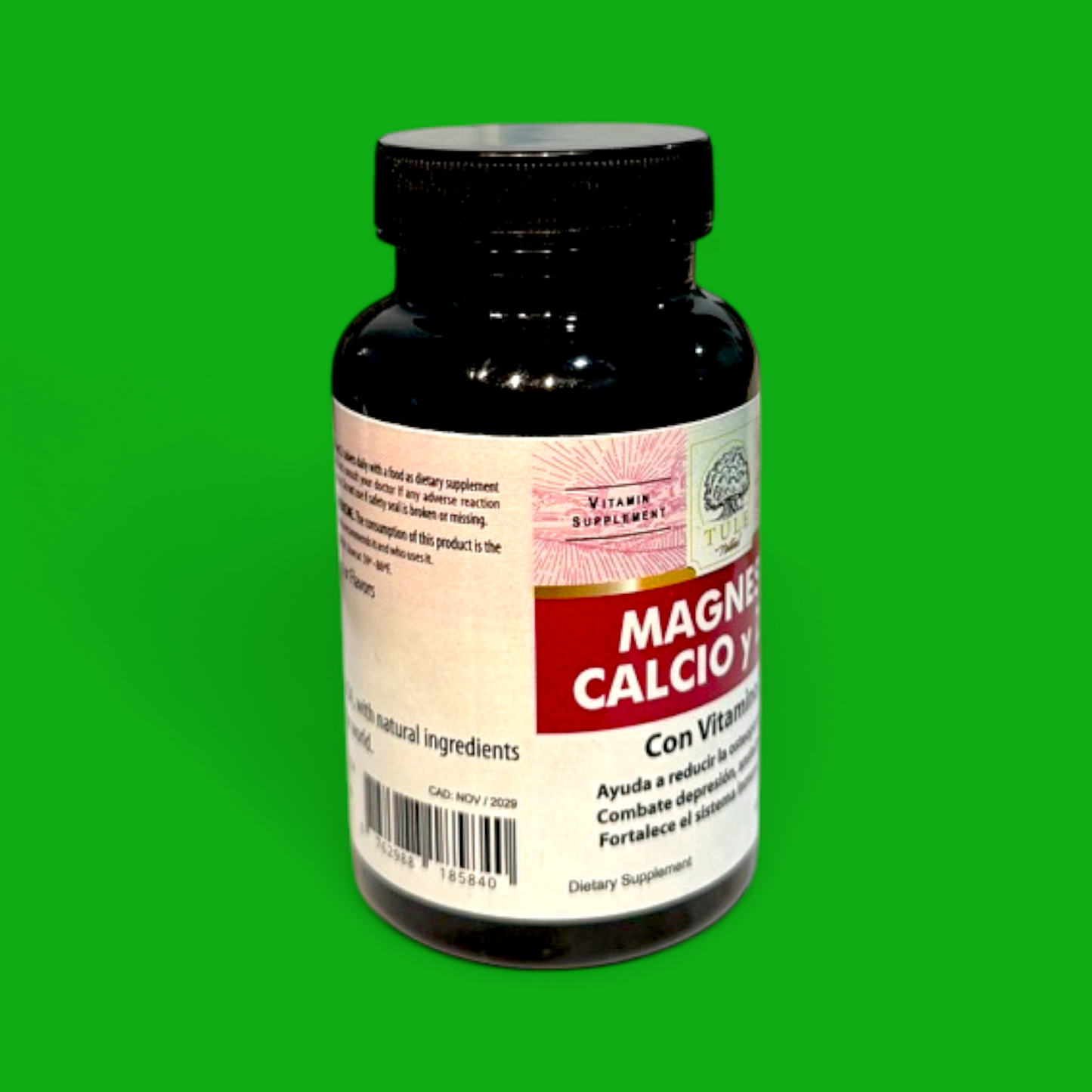 MAGNESIO CALCIO Y ZINC 100 TABLETAS