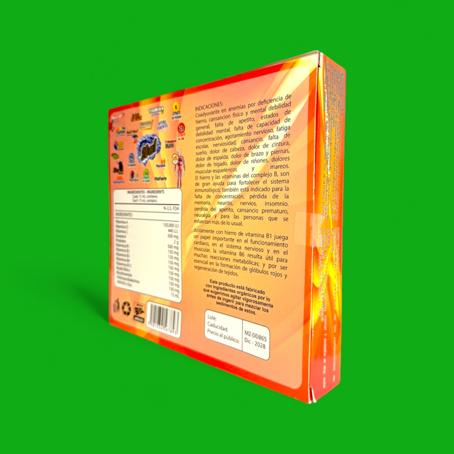 20 EN 1 10 AMPOLLETAS DE 15 ML