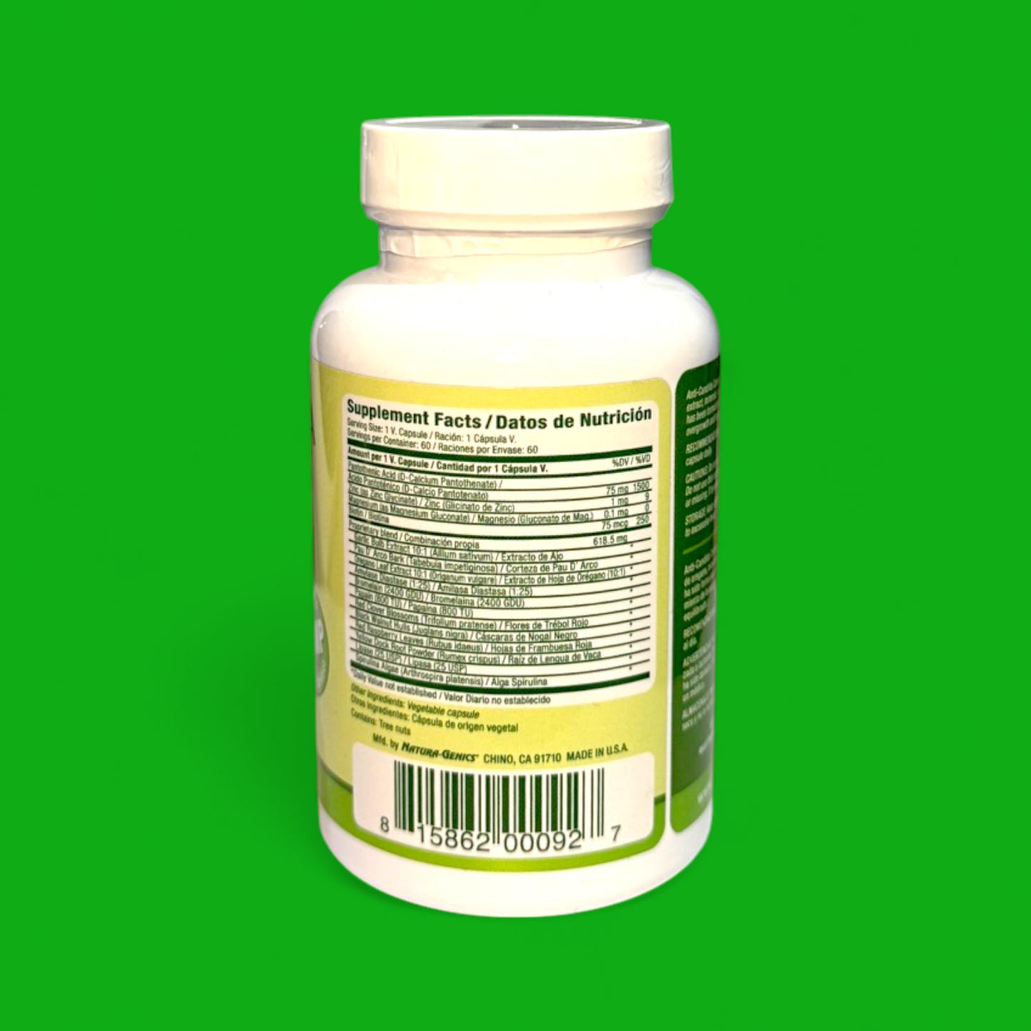 ANTI-CANDIDA COMPLEX 60 CAPSULES