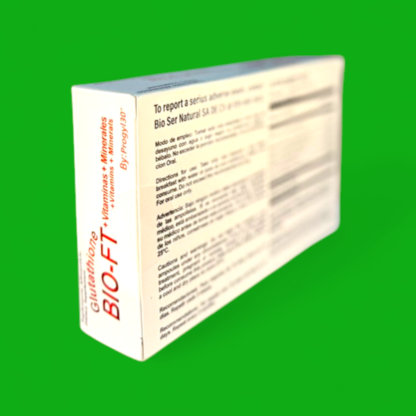 GLUTATHIONE BIO-FT 10 AMPOLLETAS SOLUCION INGERIBLE