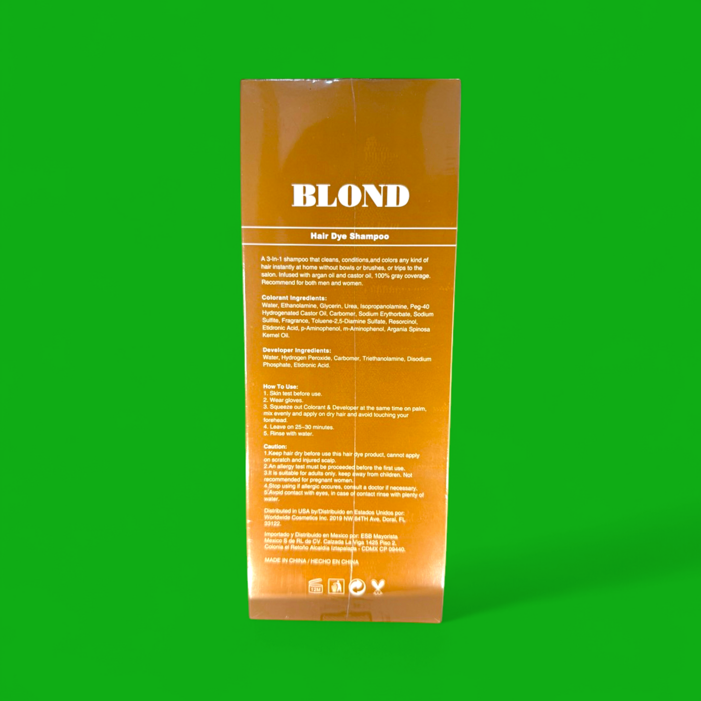 ETERNAL HAIR DYE SHAMPOO BLOND 400 ML