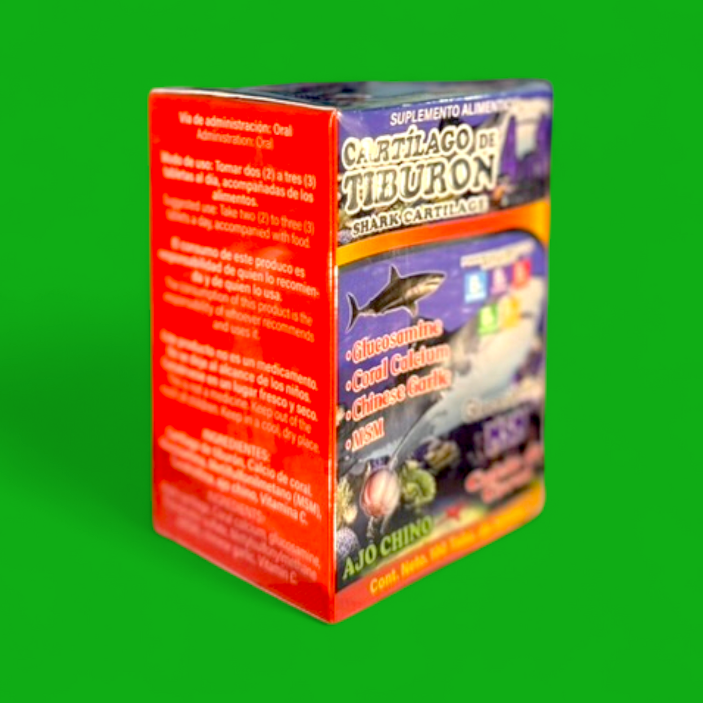 CARTILAGO DE TIBURON 4 EN 1, 100 Tabs