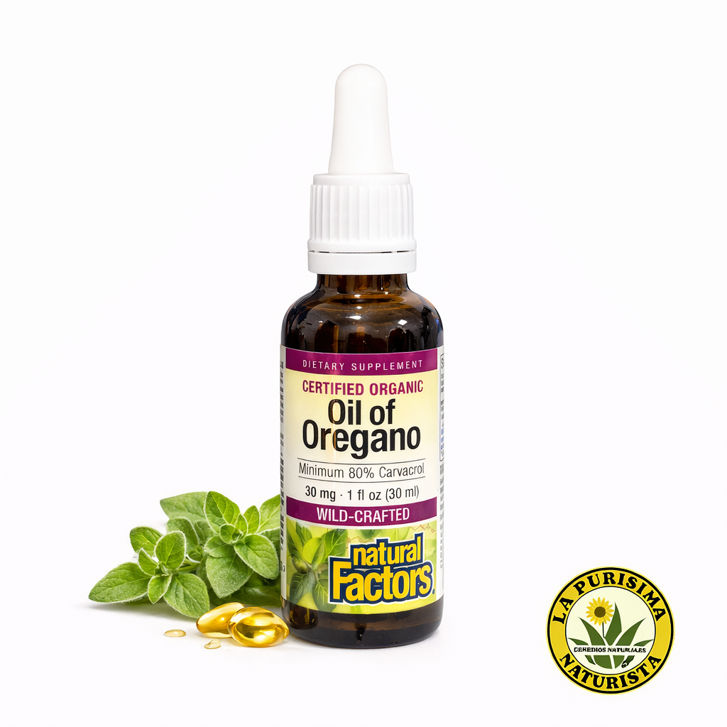 Aceite de Orégano Orgánico 30 ml con Gotero