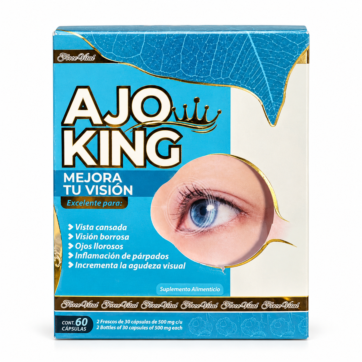 Ajo King Fórmula Natural 2 Frascos 