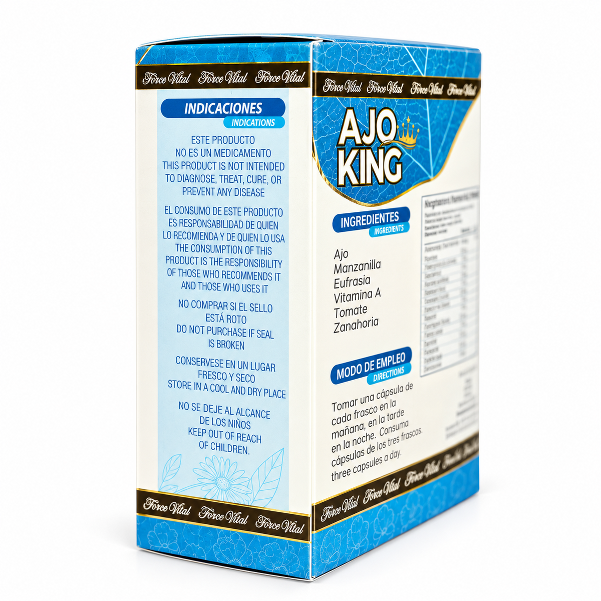 Ajo King Fórmula Natural 2 Frascos 