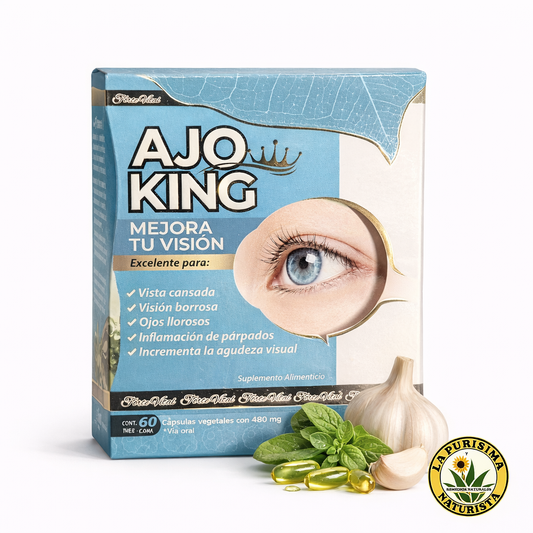 Ajo King Fórmula Natural 2 Frascos (30 Cápsulas c/u)