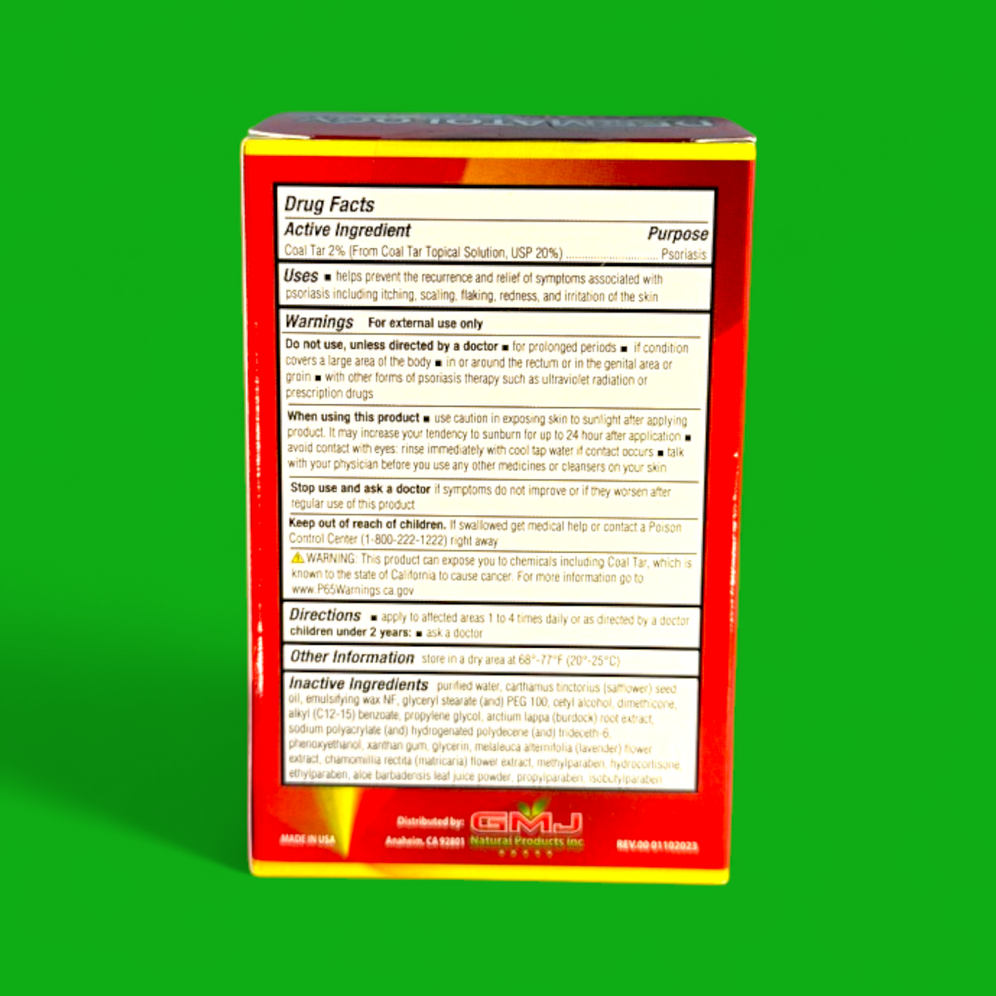 DERMATOLOGY PSORIASIS CREAM 4 OZ (G.M.J)