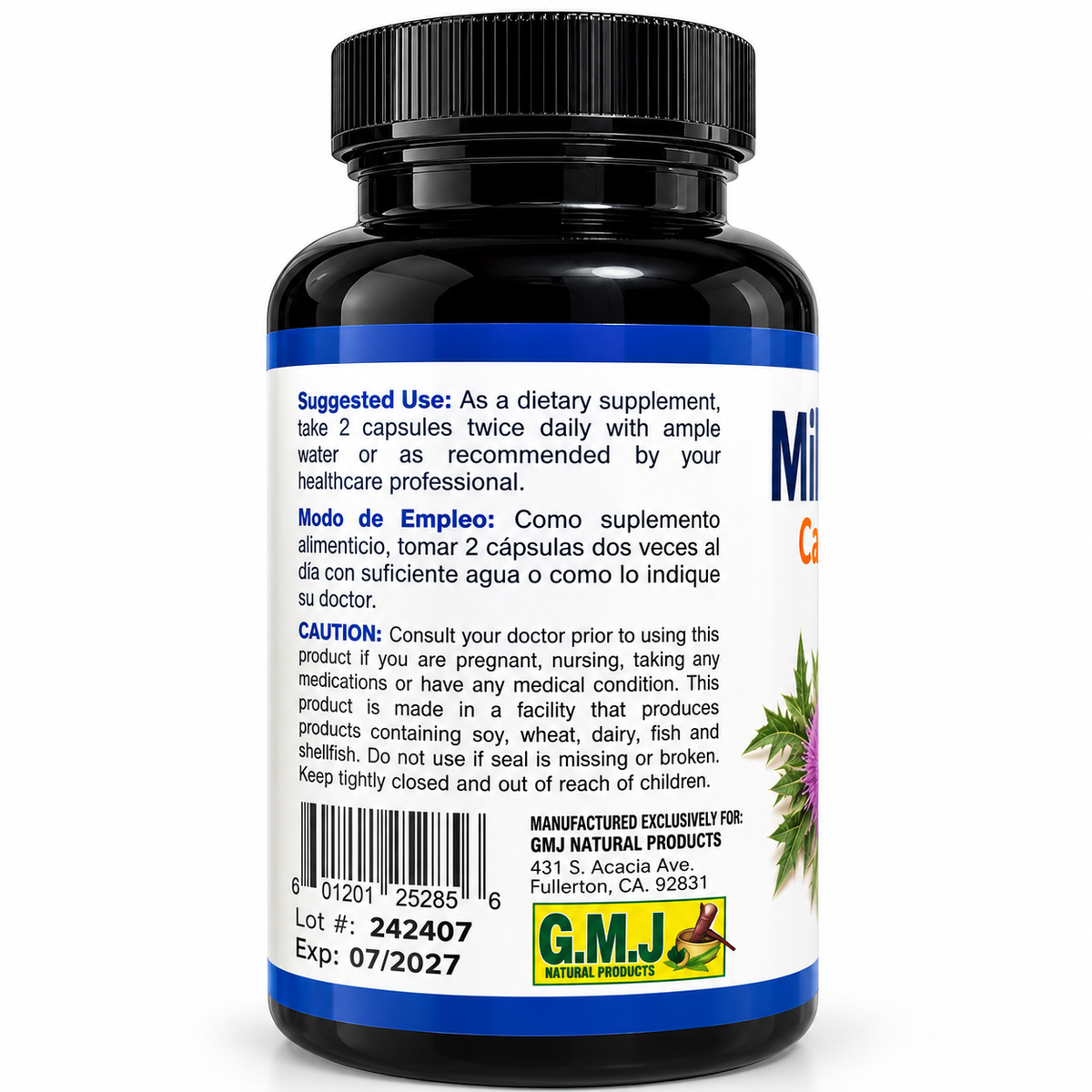 Cardo Mariano – Extracto Herbal 90 Cápsulas