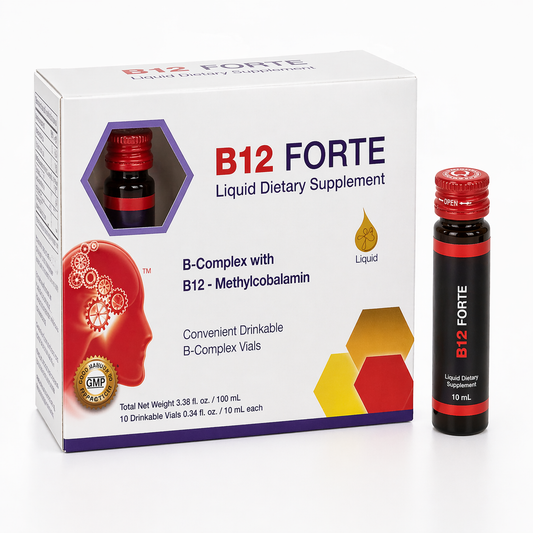 Vitamina B12 Líquida 10 Viales Bebibles
