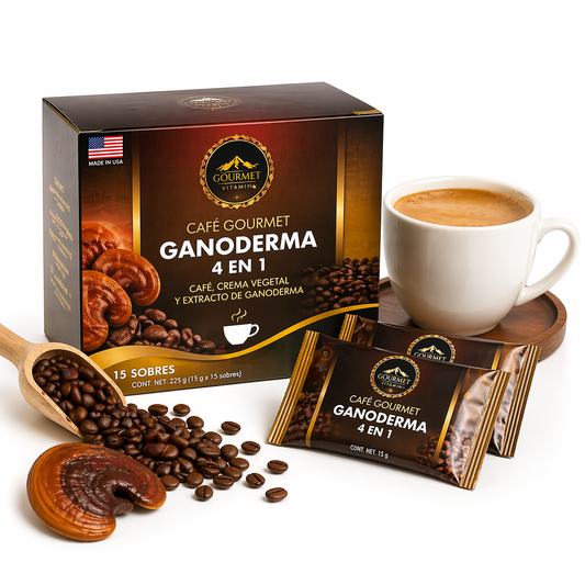 Café Gourmet Ganoderma 4 en 1 15 Sobres