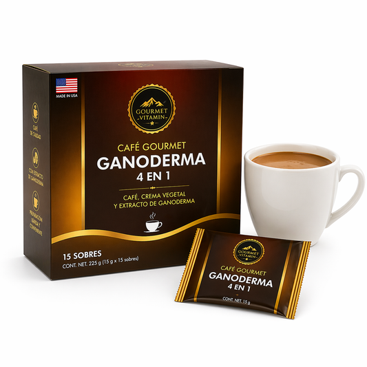 Café Gourmet Ganoderma 4 en 1 15 Sobres