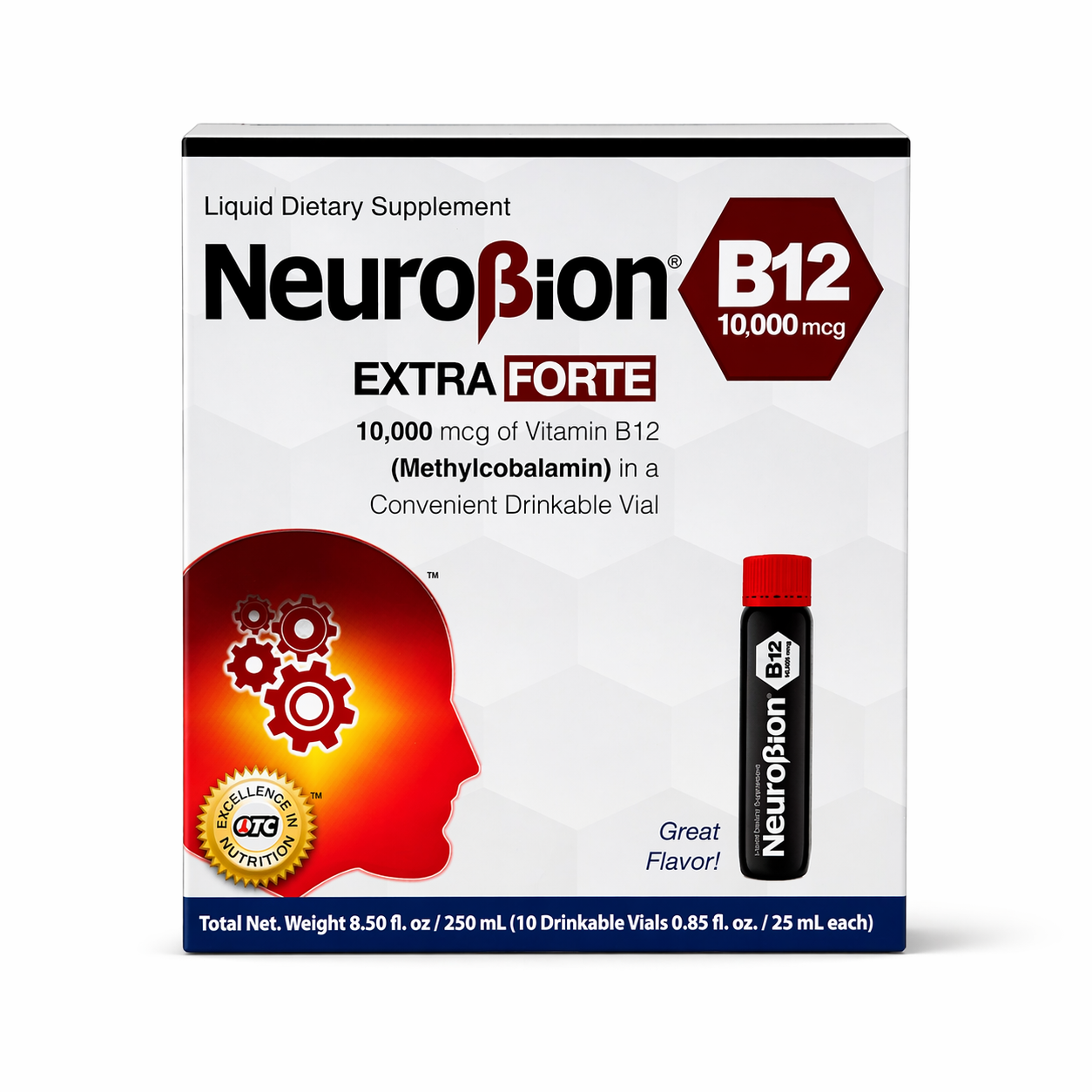 Vitamina B12 Líquida 10,000 mcg 10 Viales Bebibles