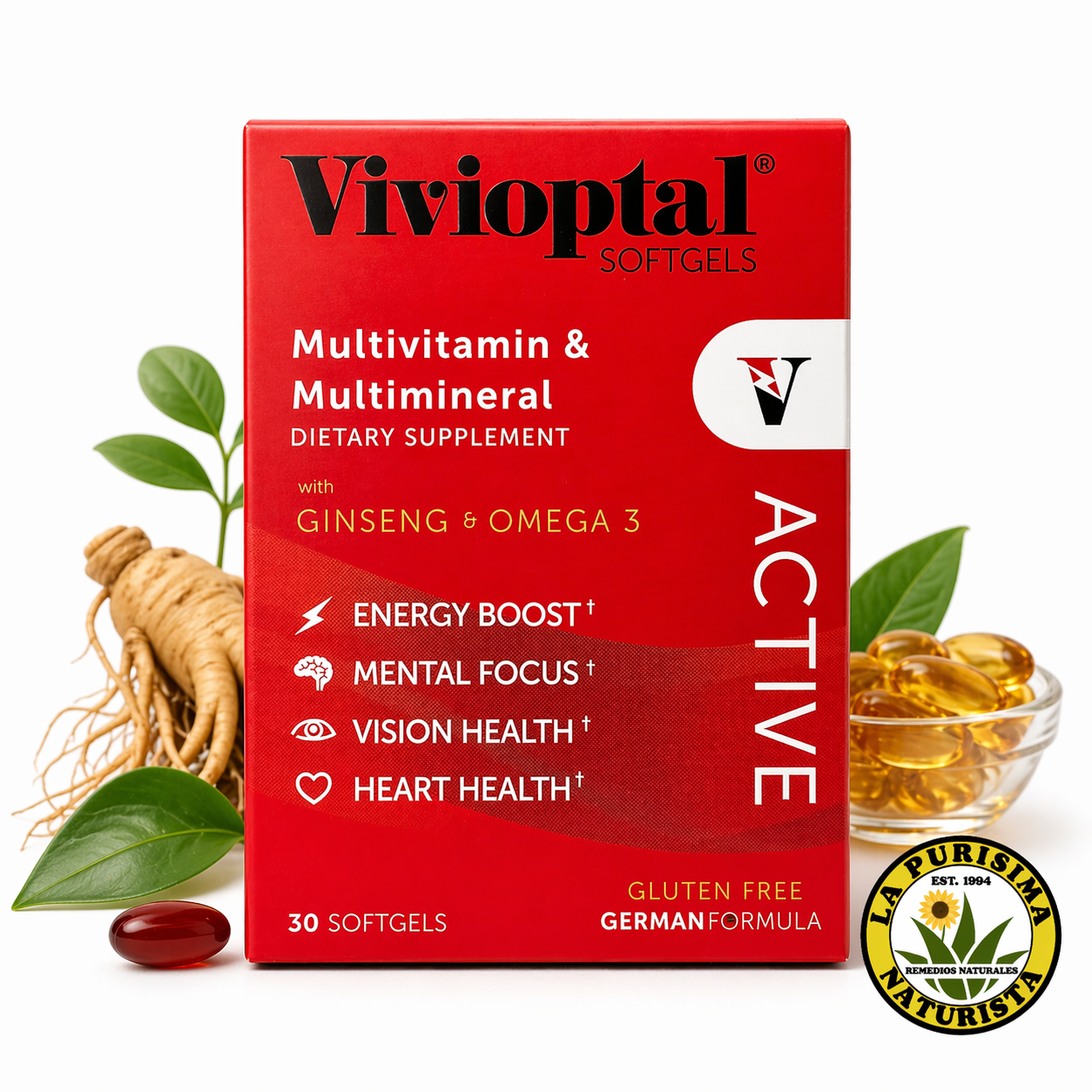 Vivioptal Active 30 Softgels
